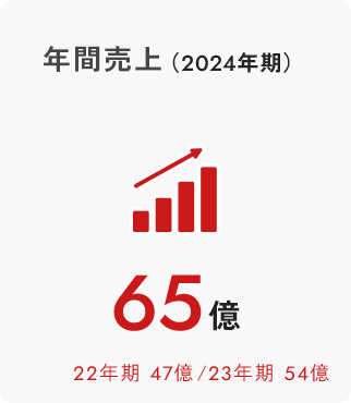 年間売り上げ（2024年期）